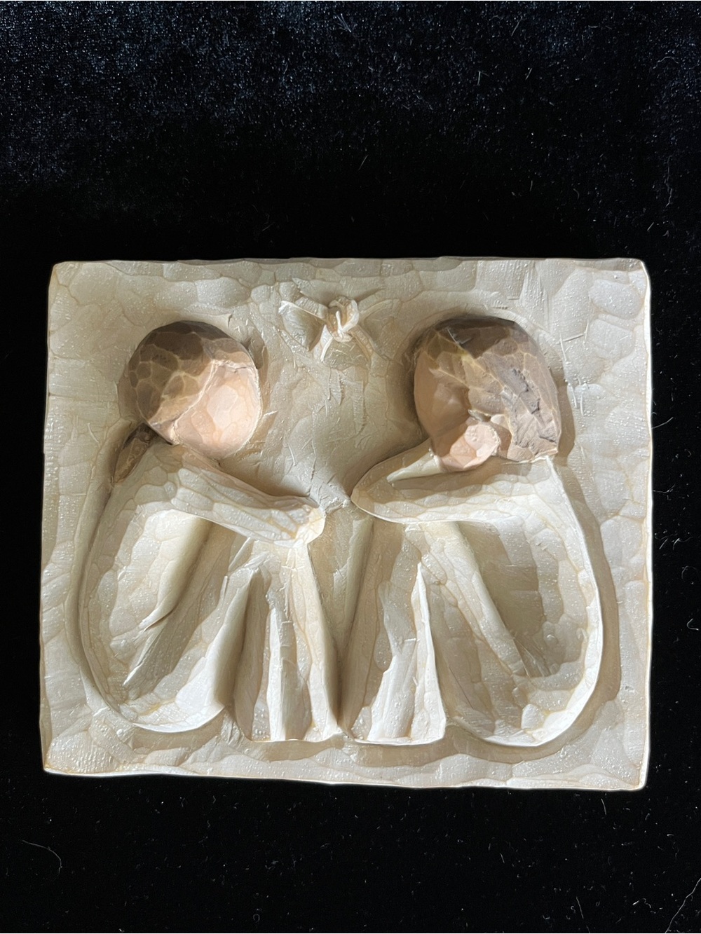 Willow Tree Friendship Plaque Forever True; Forever Friends 2001 Susan Lordi